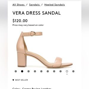 Brand New Naturalizer Vera Dress Sandals in Crème Brulee